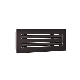 Diffuseur à fente linéaire Flo Matrix 10 x 4 noir mat