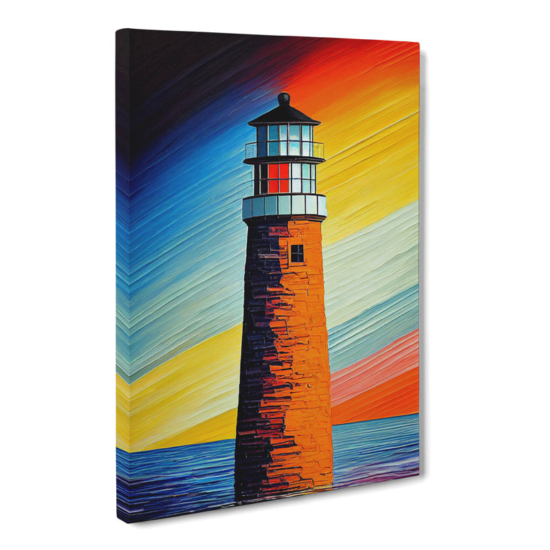 Lighthouse In Colour Vol.5 - Wrapped Canvas, 50cm H x 35cm W x 3cm D