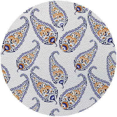 Napperon en cuir Indian Paisley