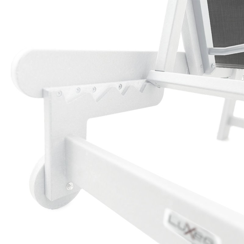 Venice HDPE Chaise Lounge,, White