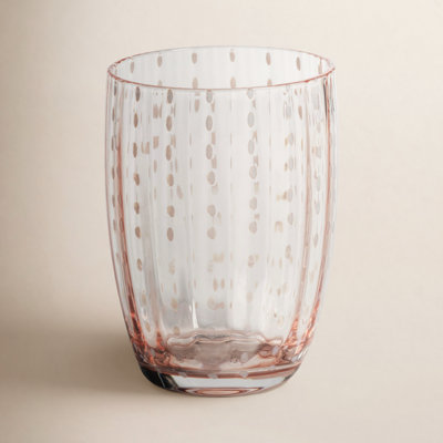 Oakes Ribbed Drinking Glass