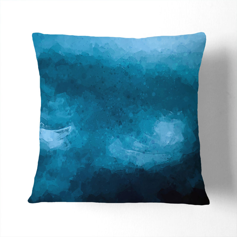 Moody Skies Cushion with Filling, 40cm H x 40cm W x 15cm D, Stone