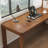 Nut-brown L-Shaped Solid Wood desk-650329680-650329683