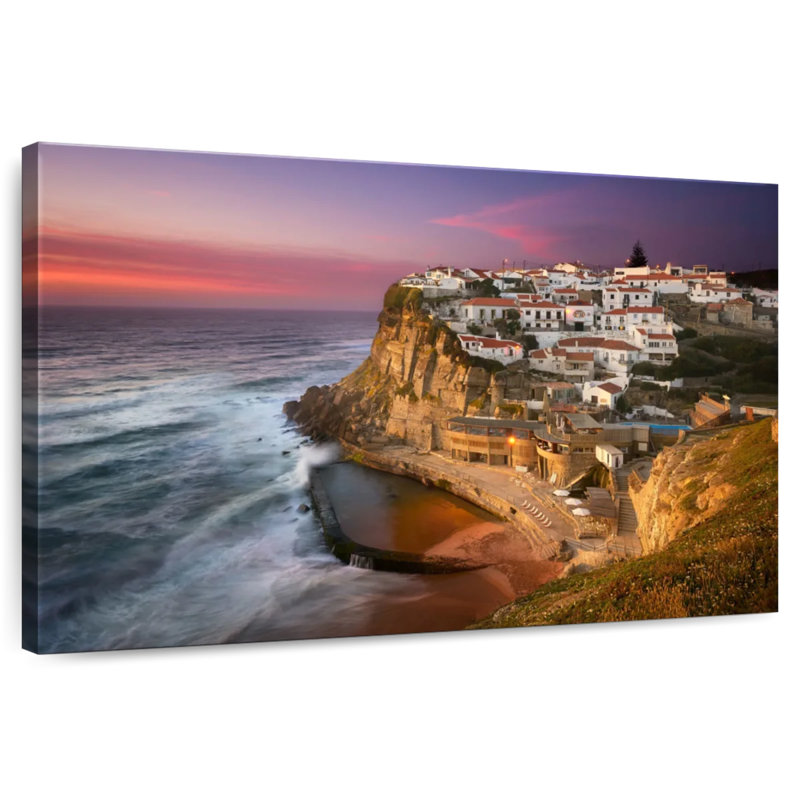 Azenhas Do Mar Coast, 8" H x 12" W