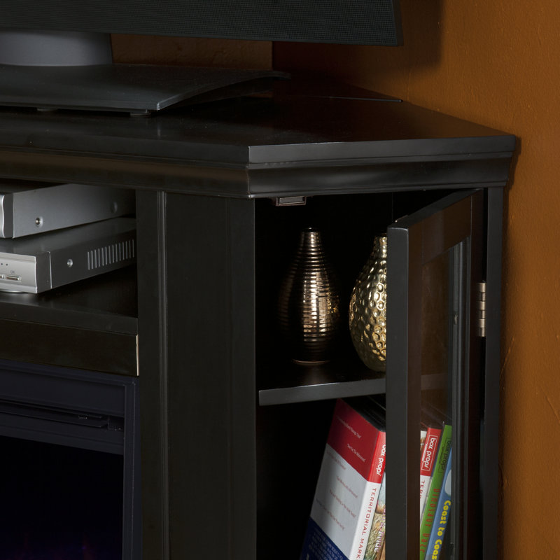 Bauerle Darby Home Co 45 " W Brown Electric Fireplace, Black