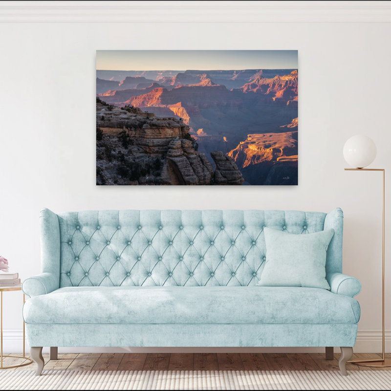 Sunset in the Grand Canyon 1 Piece Wrapped Canvas Wall Art, 101.6cm H x 152.4cm W