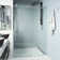 Elan E-Class 60-64" W x 76" H Sliding Frameless Shower Door with 3/8" Clear Glass