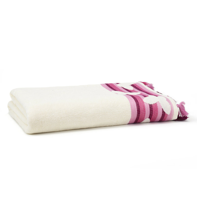 Butterfly Turkish Cotton Bath Towel, Boysenberry
