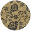 Tapis floral en laine et viscose touffeté à la main Soho-670035385