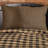 Black Check Fabric Euro Sham-1514826215