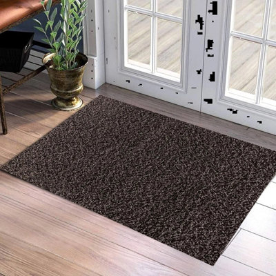 Solid Colour Shag Area Rug