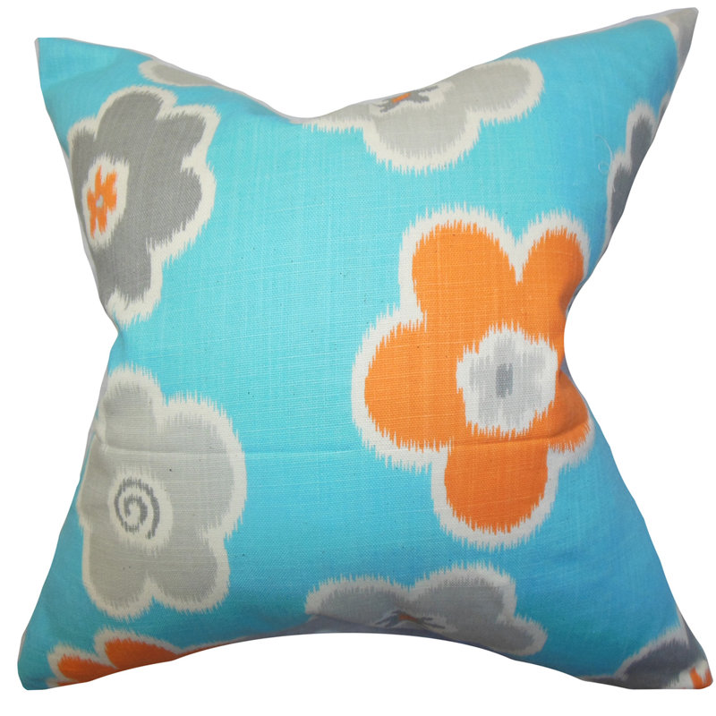 Coussin Cece, Gris foncé, 26 po x 26 po