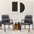 Faux Leather Conference Chair with Padded Arms