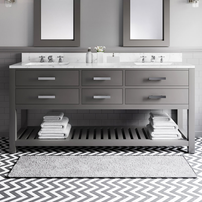 Madalyn 72'' W Vanity, Cashmere Gray
