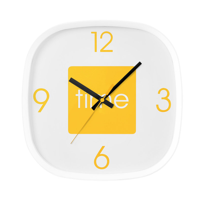 Aimiejit Wall Clock, Yellow