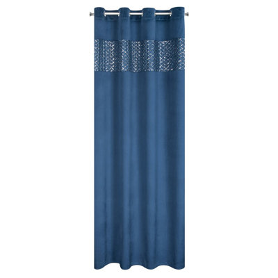 Smethwick 100% Polyester Blackout Curtain Single Panel