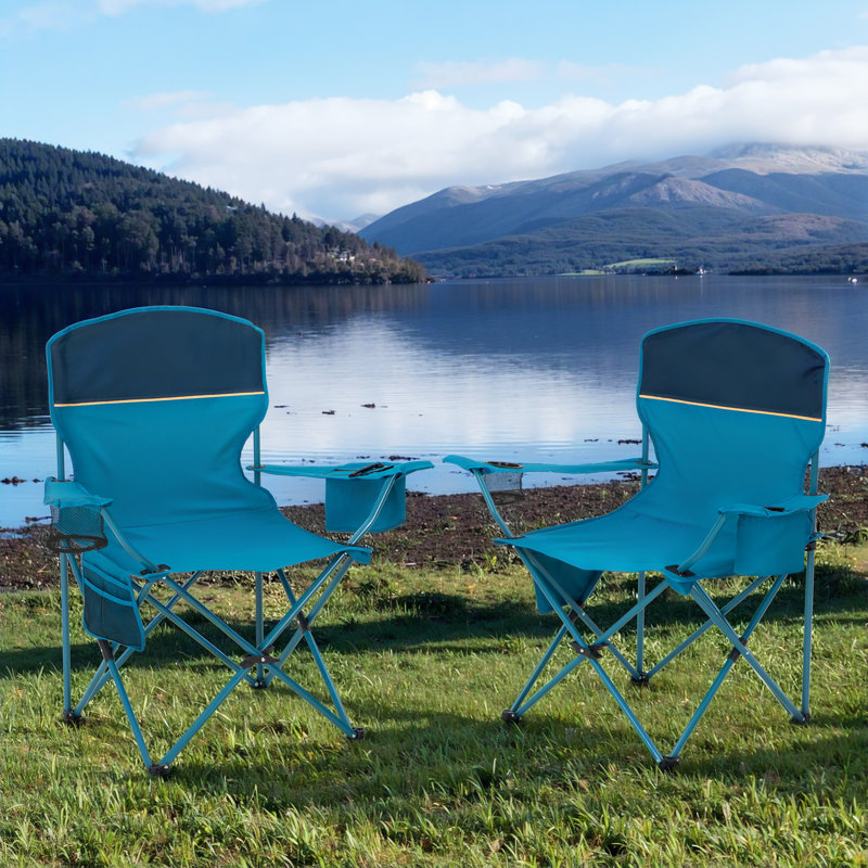 Folding Camping Chair, Blue
