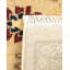 Tapis sable noué à la main de conception unique 8 pi x 9 pi 5 po Keller