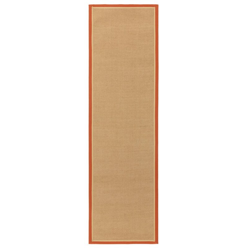 Stair Runner Sadina Boucle, Stair Runner 67 x 600 cm, Rust Linen