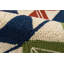 Tapis bouclé / crocheté à la main bleu / vert / rouge Alisabeth-943999781