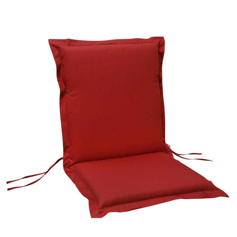 Afrin Dining Chair Cushion, 9 cm H x 50 cm W x 100 cm D, Red