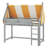 Loft Bed With Canopy, LED Lights, And Book Shelf-1695259290