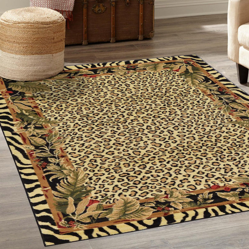 Testerman Power Loom Cream Rug, Rectangle 2' x 3'1"