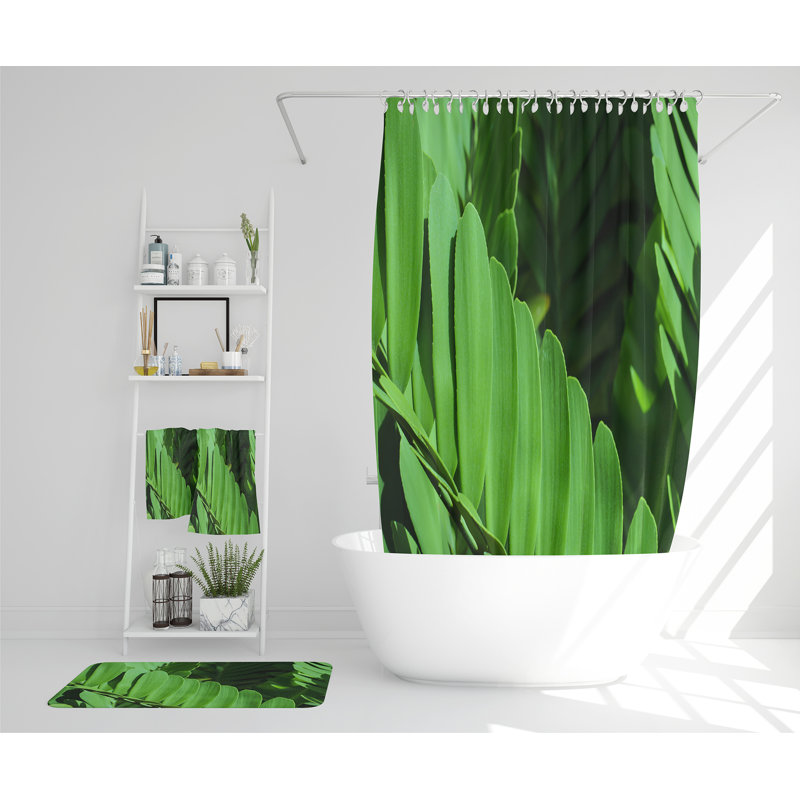 Nesbett Polyester Shower Curtain Set