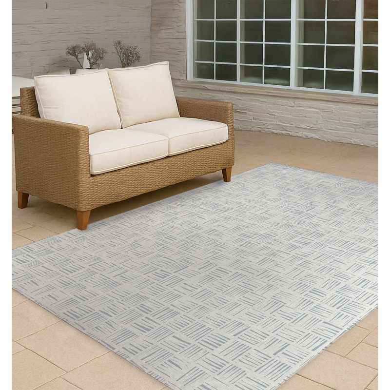 Tapis d'extérieur antidérapant Lash, Rectangle 4pi x 6 pi