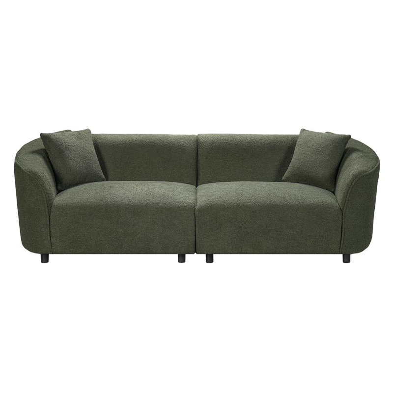 Élégant canapé incurvé