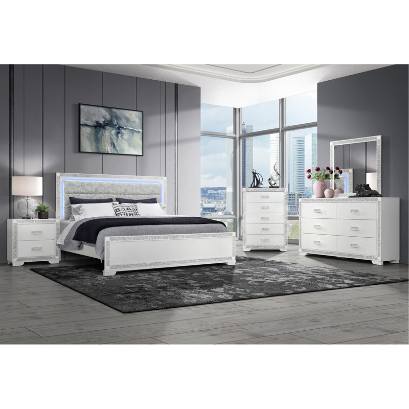 Table de chevet Soulmarie, White