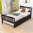 Twin Size Platform Bed Frame with Trundle-1740958624