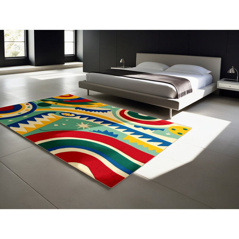 Zany Dash Rug, Rectangle 8' x 12'