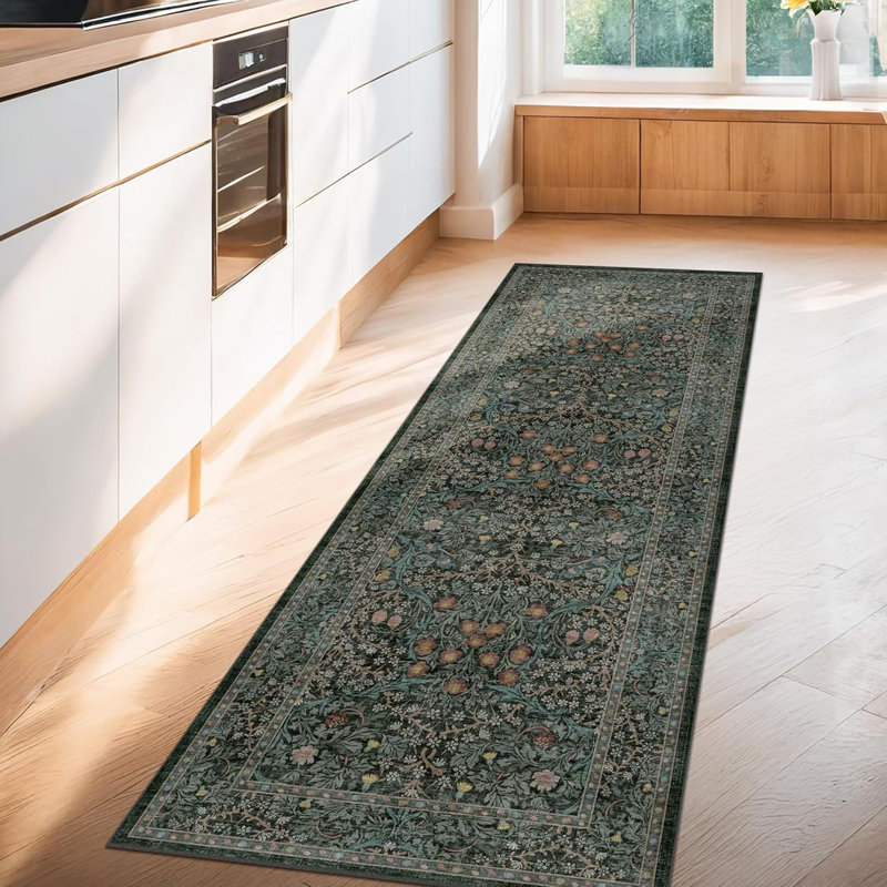 Washable Kitchen Runner Rug Non Slip, 2' x 10' (Runner)