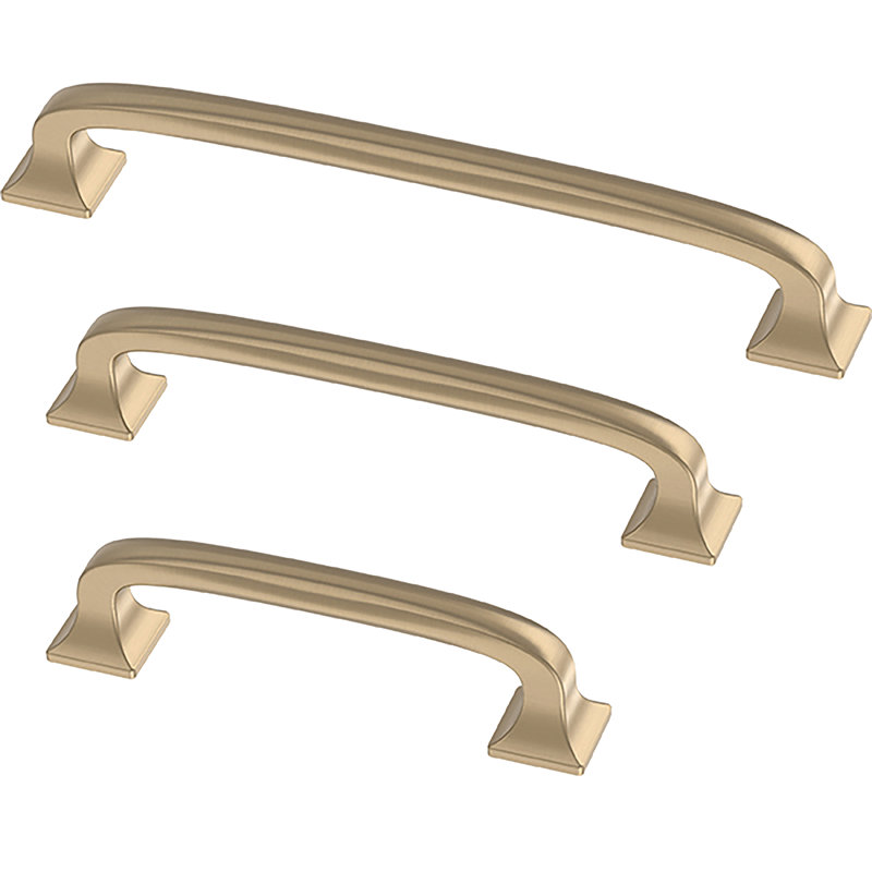 Champagne Bronze 5-1/16'' Appliance Pull Set with Mounting Hardware
