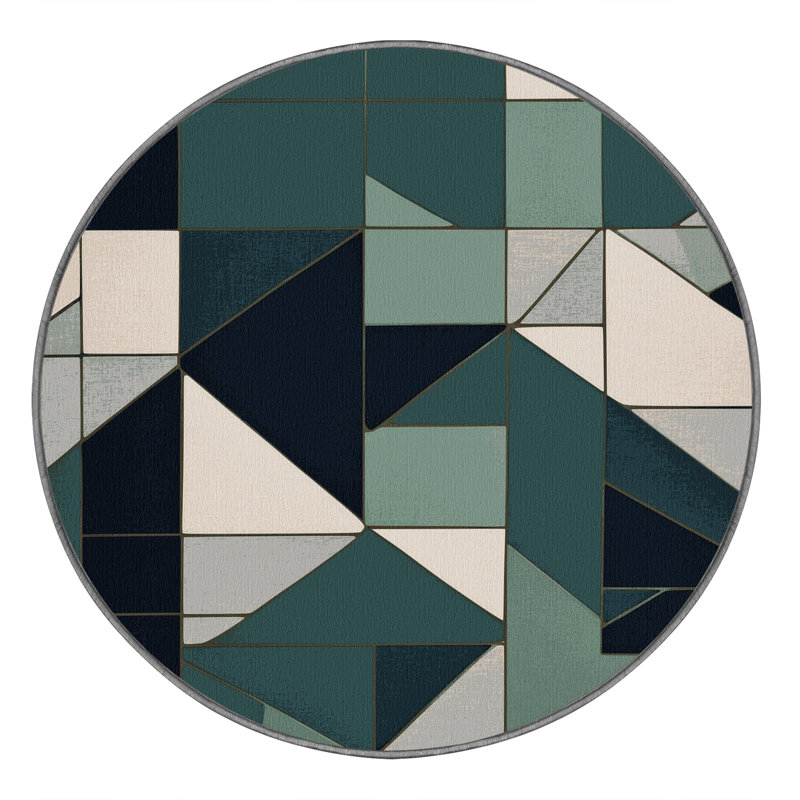Starline Tapestry Rug, Round 5'