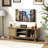 Ebern Designs Tv Stand For Tv Up To 55 Inch Television Cabinet With 2 Open Shelves Sliding Doors