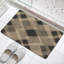 Geometric Diamond Check Doormat for Outdoor and Indoor, 36 x 24 inch