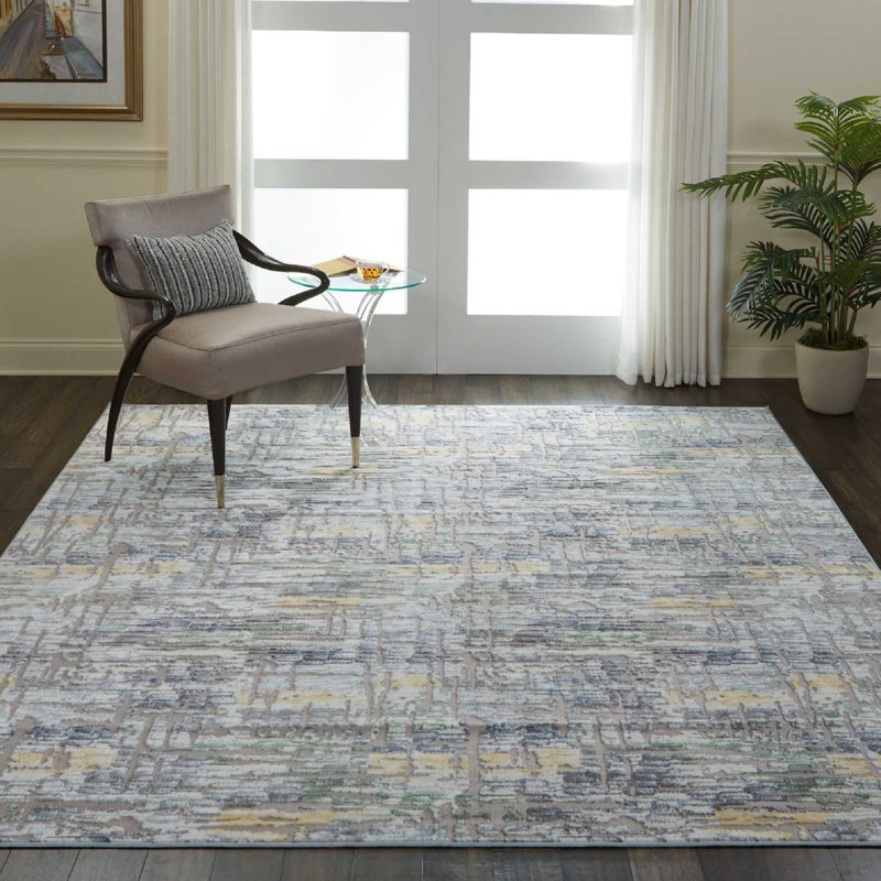Burford Abstract Indoor Rug, Rectangle 9' x 12'