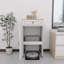 Armoire sur pied avec roulettes, support de robot de balayage avec portes et tiroirs