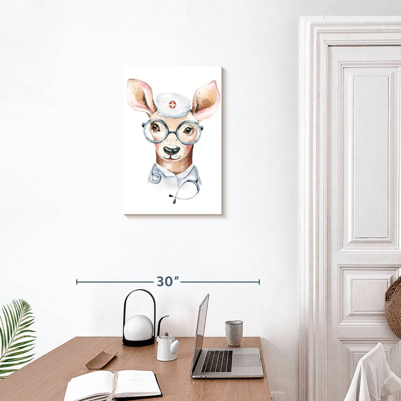Ketti Doctor Deer, H 24 po x l 16 po