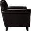 Fauteuil club en cuir brun pour un coin de divertissement douillet