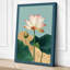 Lotus in Bloom Botanical - Wrapped Canvas-110569868-110569841