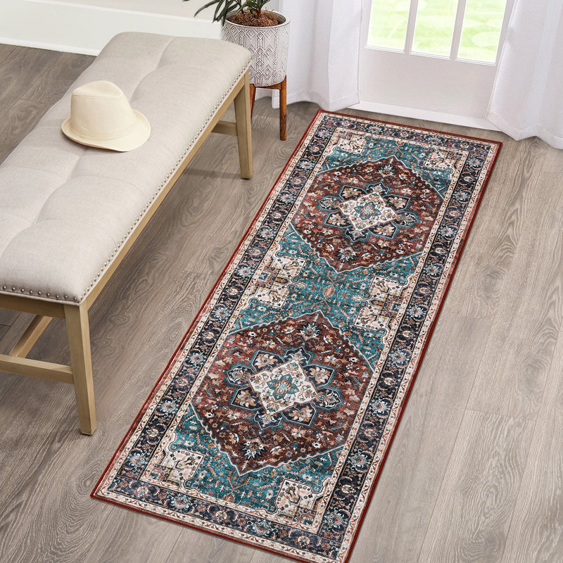 Tapis Dalarie avec envers antidérapant, Tapis de couloir 2 pi x 6 pi
