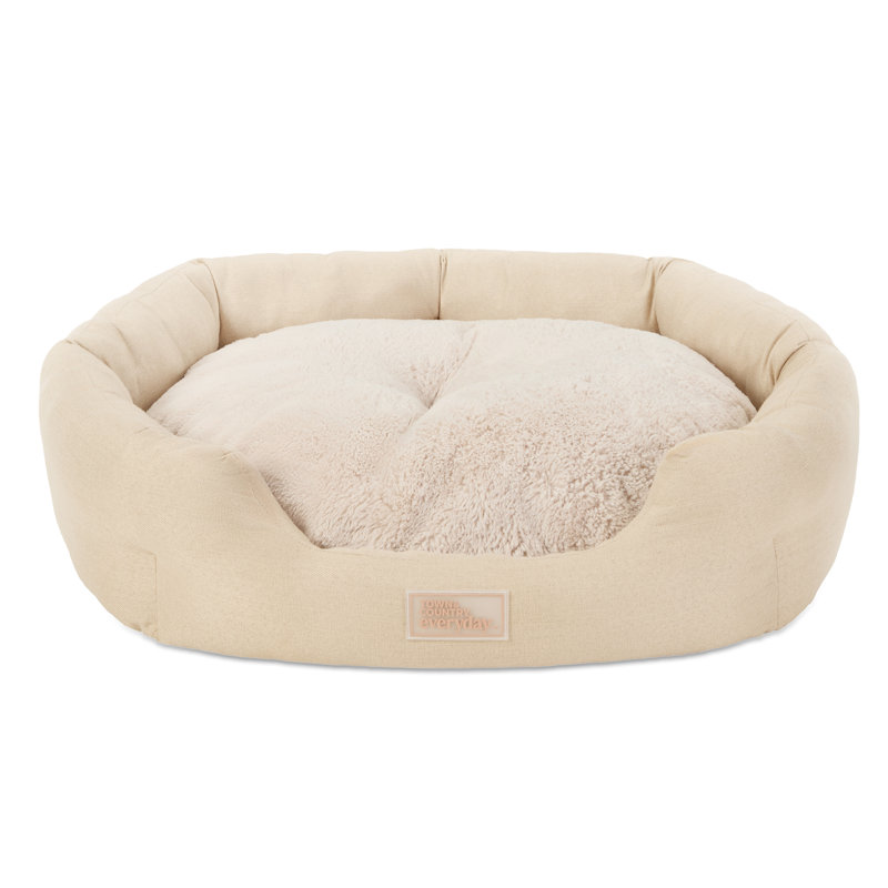 Lit pour tout-petits confortable et confortable CownleTown, L 19,69 po x P 21,65 po x H 6,69 po, Beige