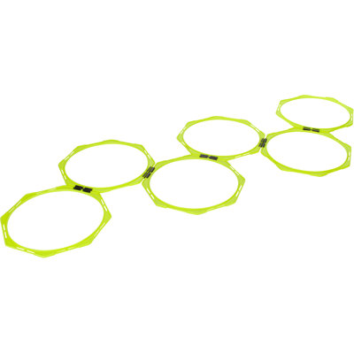 Hexagonal Speed Agility Washer and Ring Toss with Carrying Case -  Coach's Closet, HEXRING6-GR