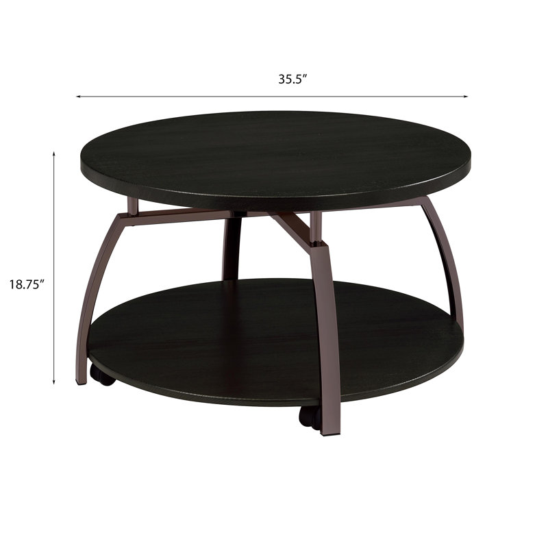 Ensemble de tables basses rondes 2 pièces Starrett