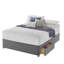 Silentnight upholstered premium Divan bed - base only-2062848805-2062848810-2062848814