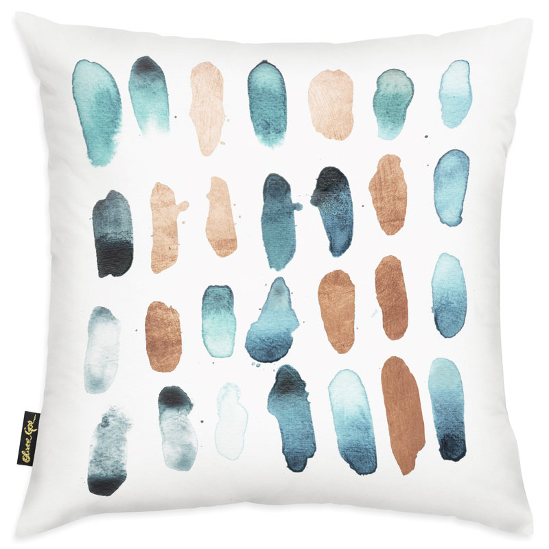 Abstract Reversible Throw Pillow