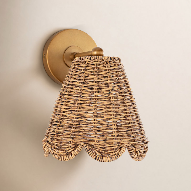 Applique murale Kismet, Laiton naturel